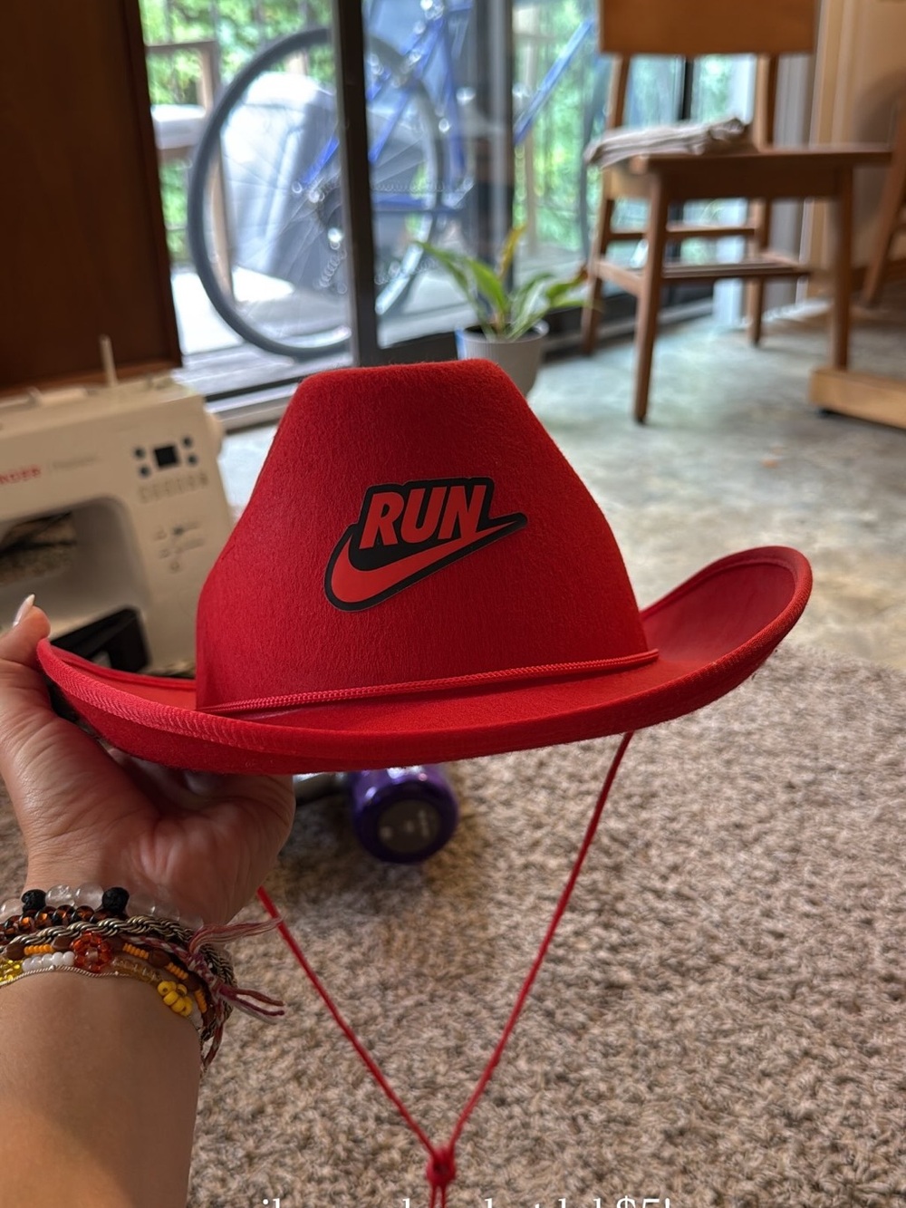 Nike Red Cowboy Hat